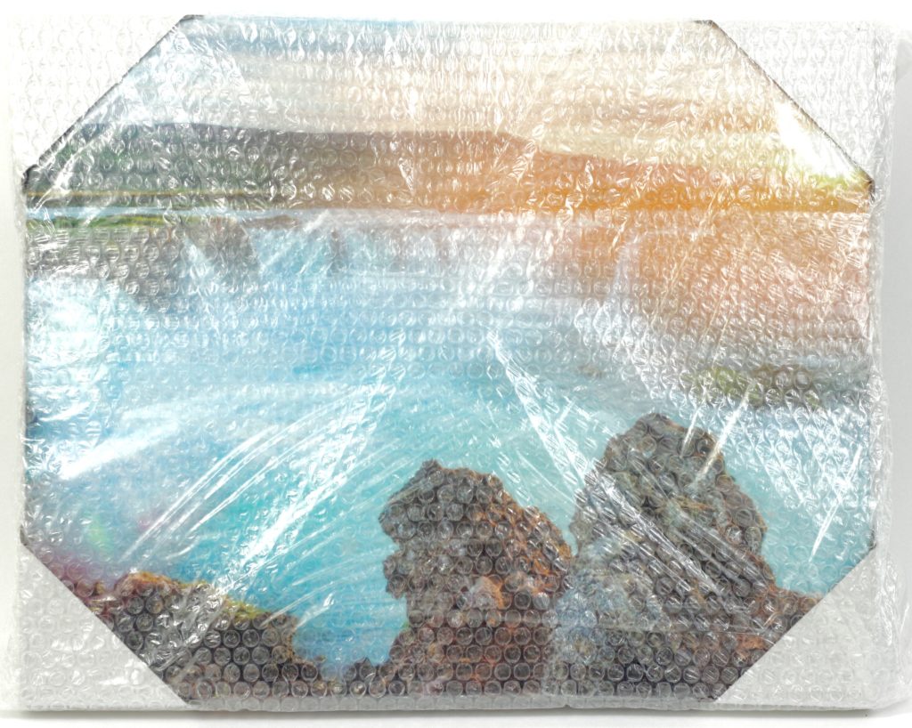 Canvas Factory waterfall bubble wrap