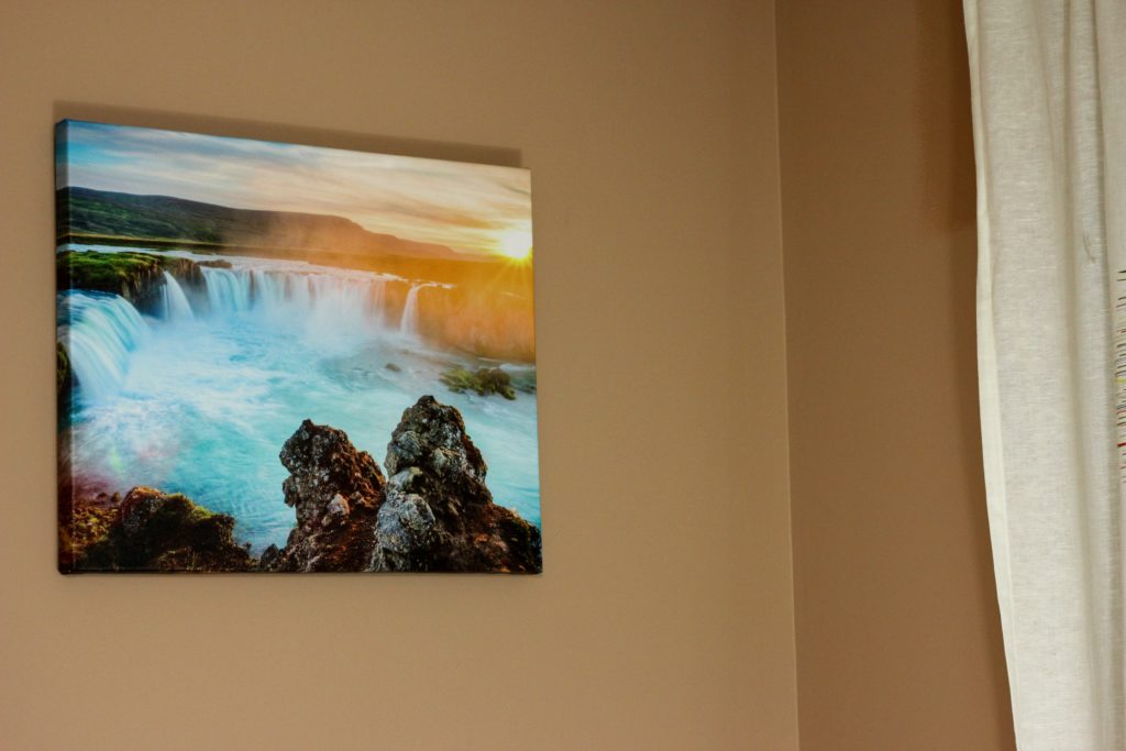 Canvas Factory Waterfall canvas art display