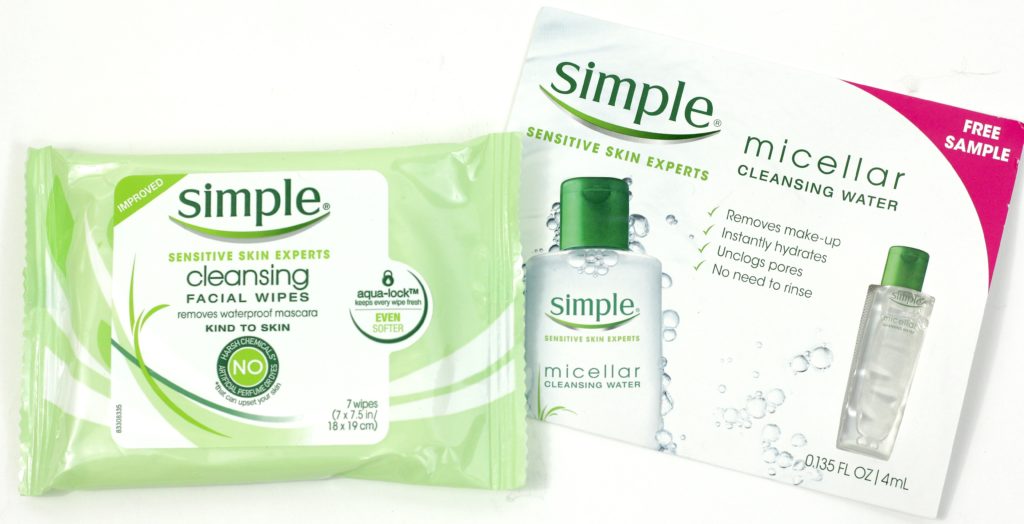 Influenster Flawless VoxBox - Simple Skincare Cleansing Facial Wipes