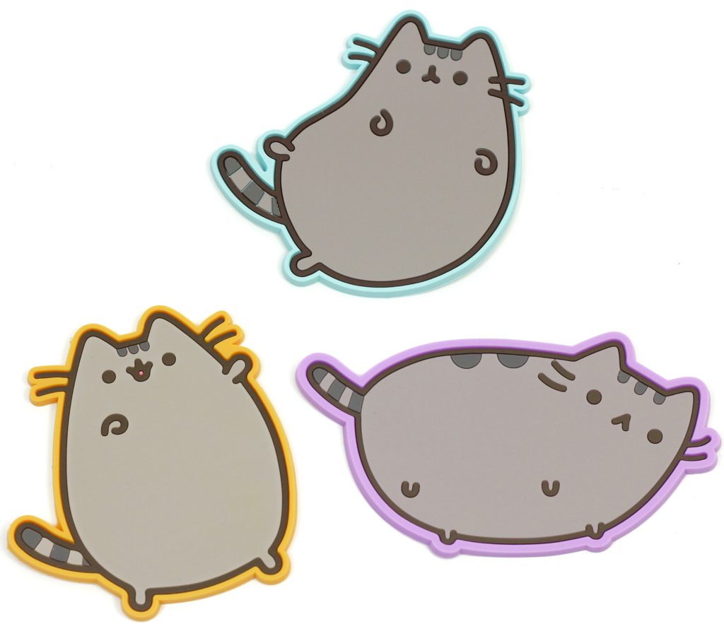 Pusheen Box Fall 2016 - 3 silicone coasters 