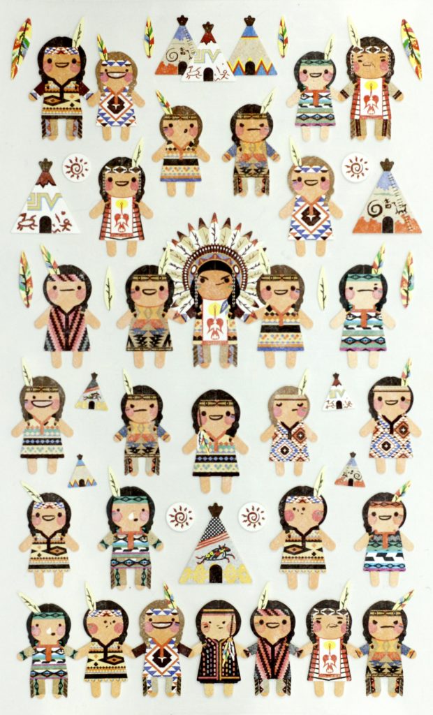 October 2016 Stickii Club - native american stickers