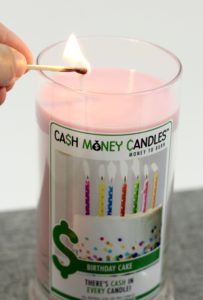 Cash Money Candle - lit