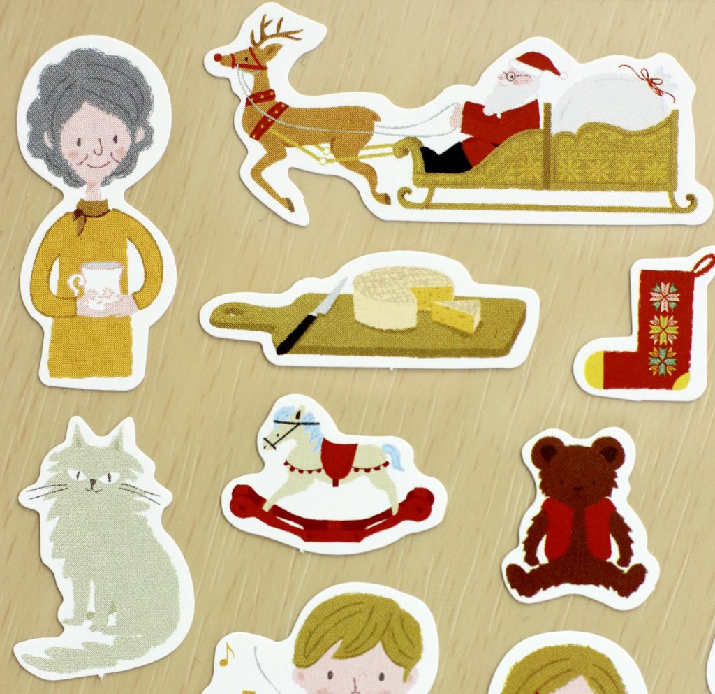 Stickii Club Cute Pack traditional Christmas sticker close-up