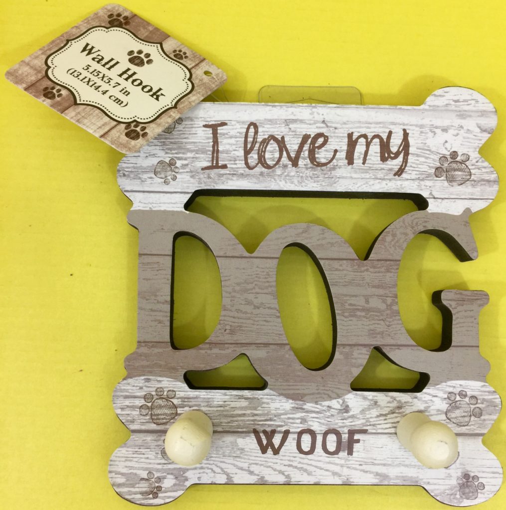 I love my dog wall hook