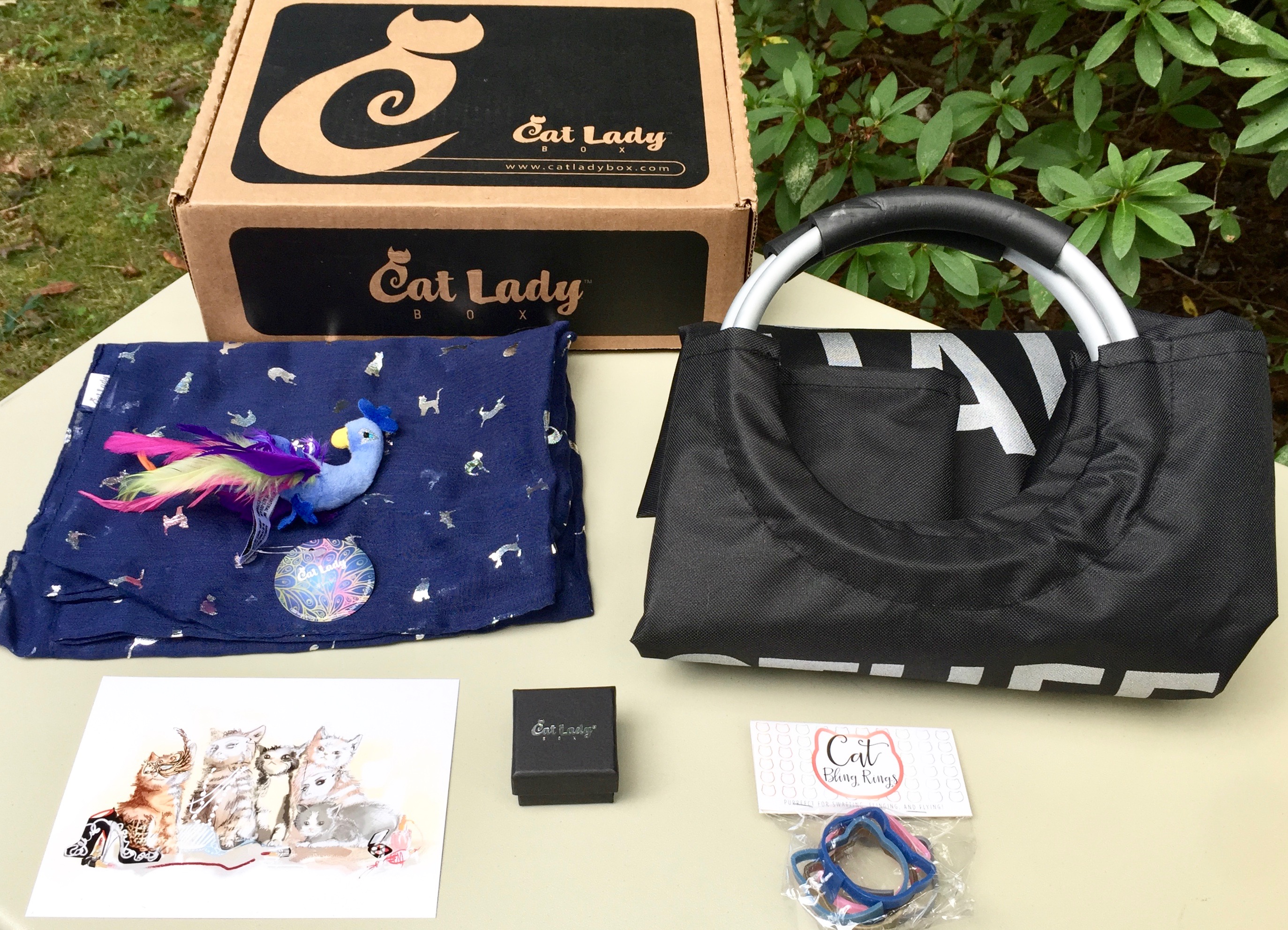 Cat Lady Box | Bags | Cat Lady Box Grey Cat Purse | Poshmark