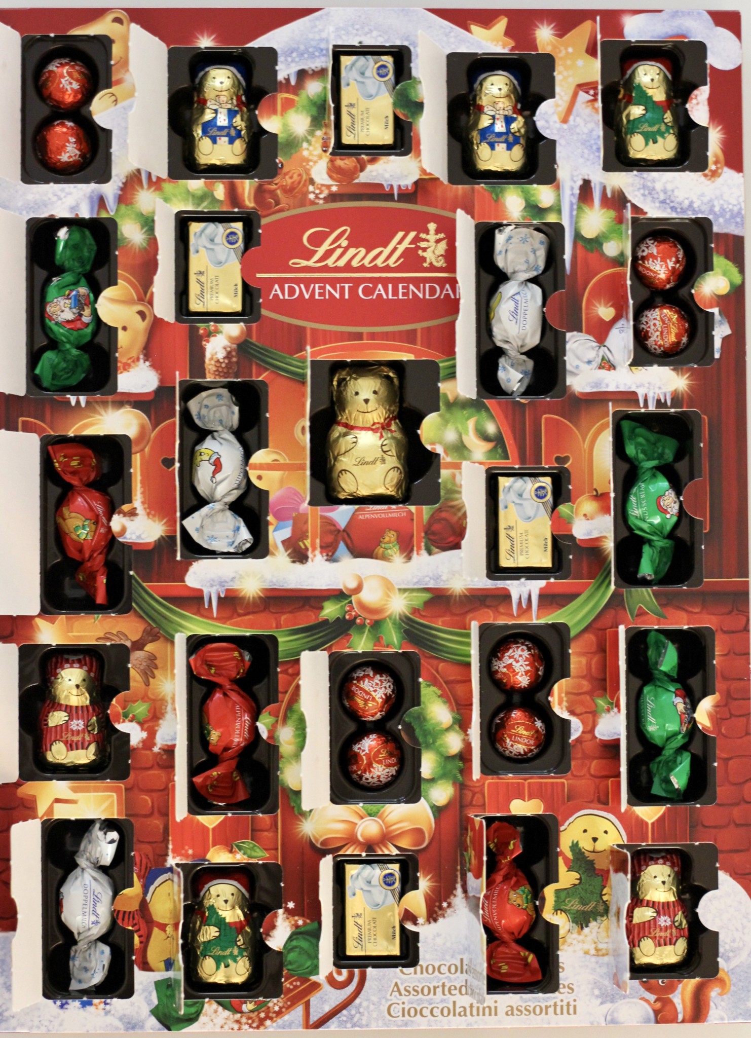 Lindt Bear 2018 Advent Calendar Review The Homespun Chics