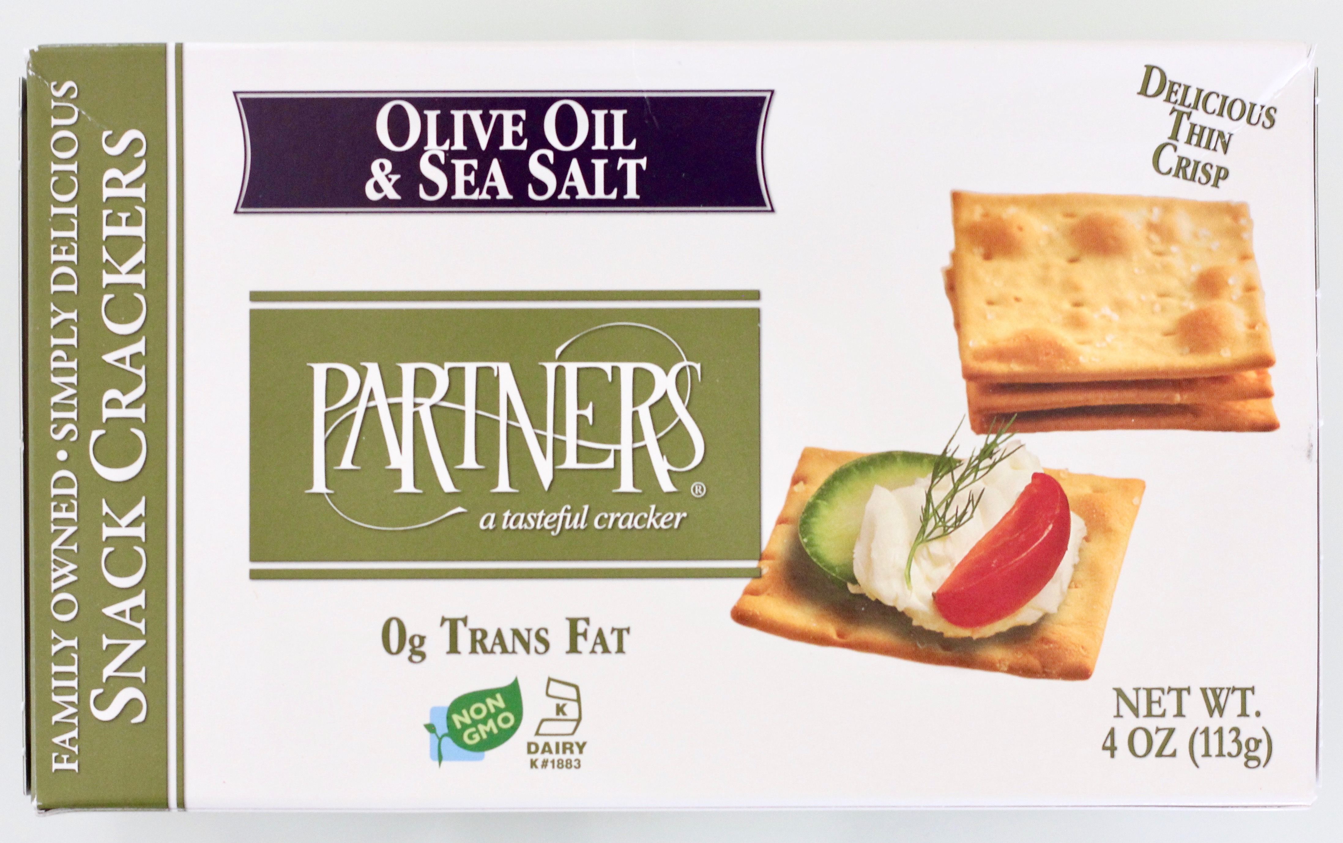 Partners Olive Oil & Sea Salt crackers The Homespun Chics
