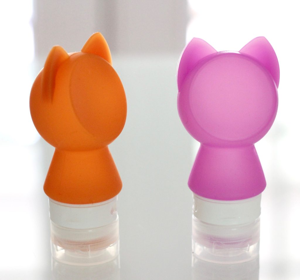 June 2019 Crazy CatLadyBox Silicone Cat Travel Bottles