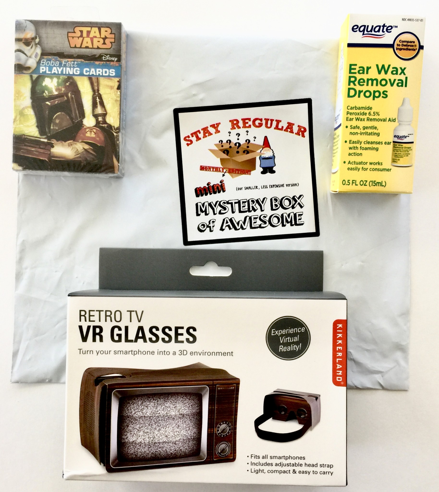 October 2019 Mini Monthly Mystery Box of Awesome Review The Homespun