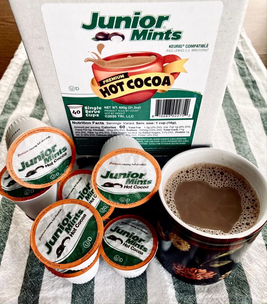 Tootsie Roll Junior Mints Hot Cocoa Pods, Compatible with Keurig K